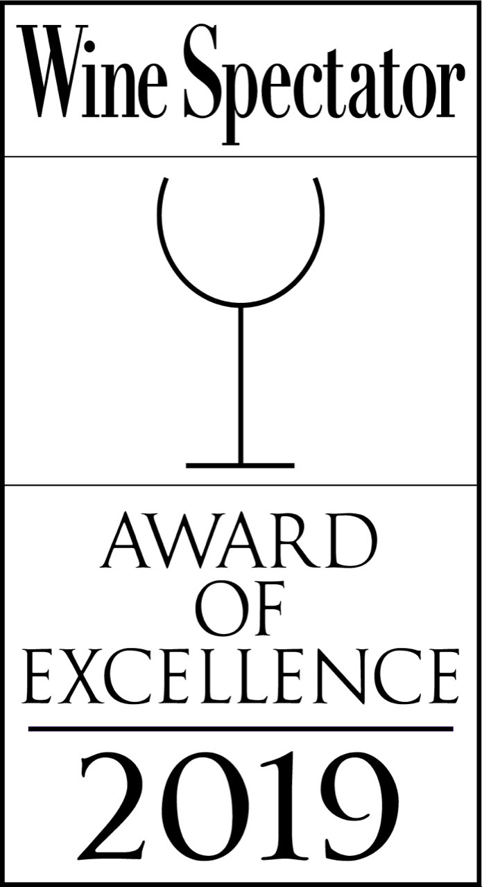 Wine spectator - award of excellence 2019