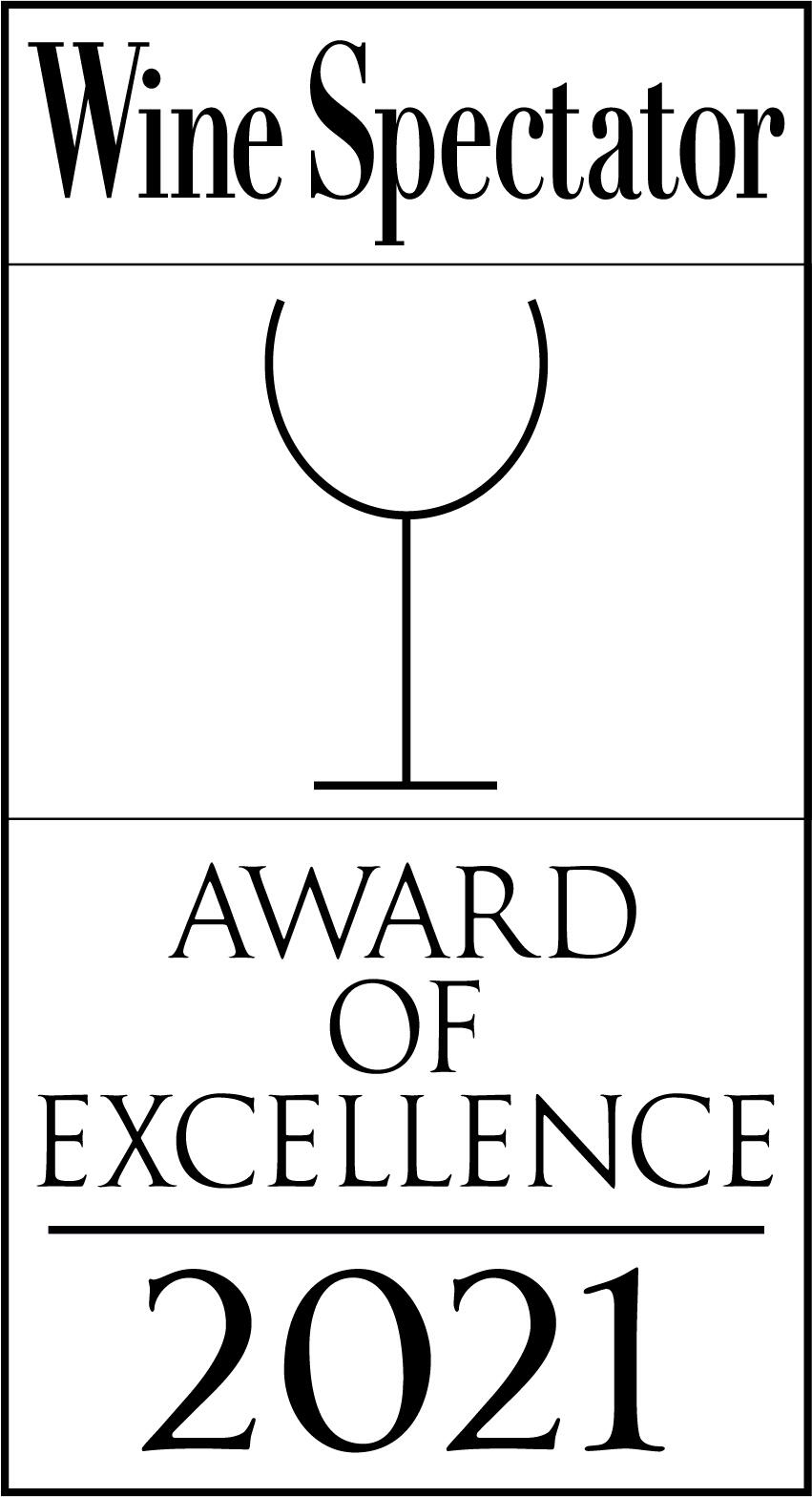 Wine spectator - award of excellence 2021