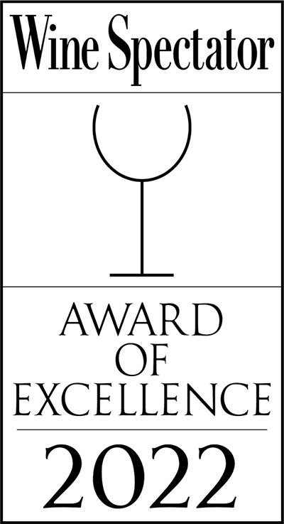 Wine spectator - award of excellence 2022